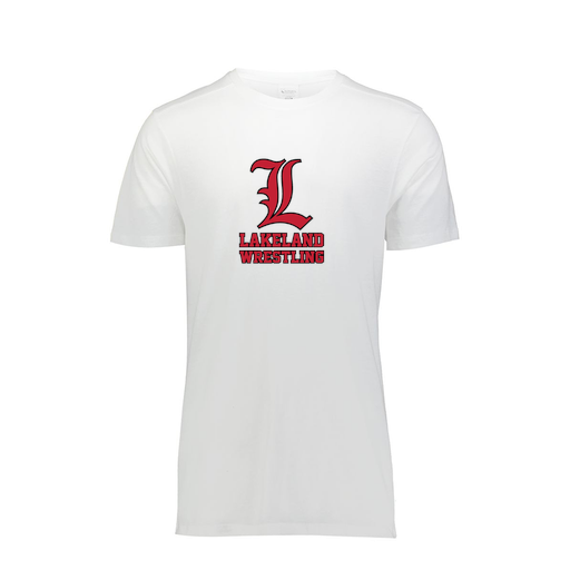 [FTSCUBWH-AS-LOGO3] Decker Men's Tri-Blend T-Shirt - Short Sleeve (Adult S, White, Logo 3)