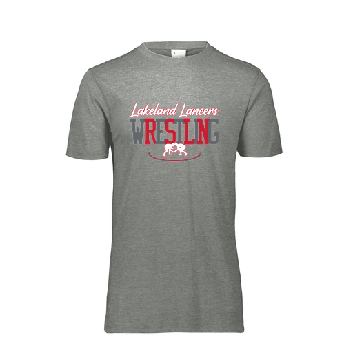 [FTSCUBGY-AS-LOGO1] Decker Men's Tri-Blend T-Shirt - Short Sleeve (Adult S, Gray, Logo 1)