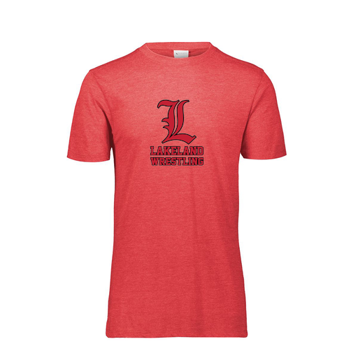 [FTSCUBRD-AS-LOGO3] Decker Men's Tri-Blend T-Shirt - Short Sleeve (Adult S, Red, Logo 3)