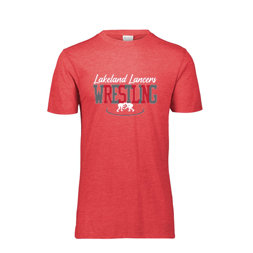 [FTSCUBRD-YS-LOGO1] Youth Ultra-blend T-Shirt (Youth S, Red, Logo 1)