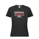 Ladies Smooth Sport V-Neck T-Shirt