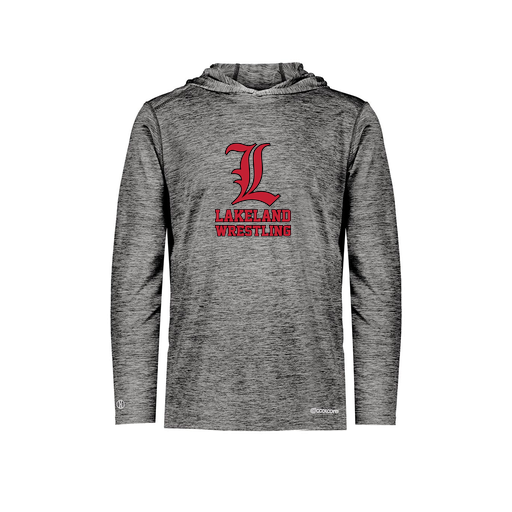 [FOLHCGBK-AS-LOGO3] Men's Charge Hoodie (Adult S, Black, Logo 3)