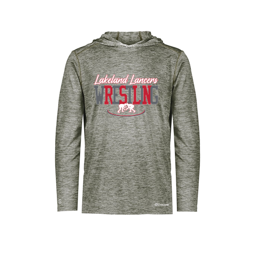 [FOLHCGGY-AS-LOGO1] Decker Men's Charge Hoodie (Adult S, Gray, Logo 1)