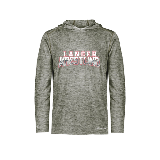 [FOLHCGGY-AS-LOGO2] Men's Charge Hoodie (Adult S, Gray, Logo 2)