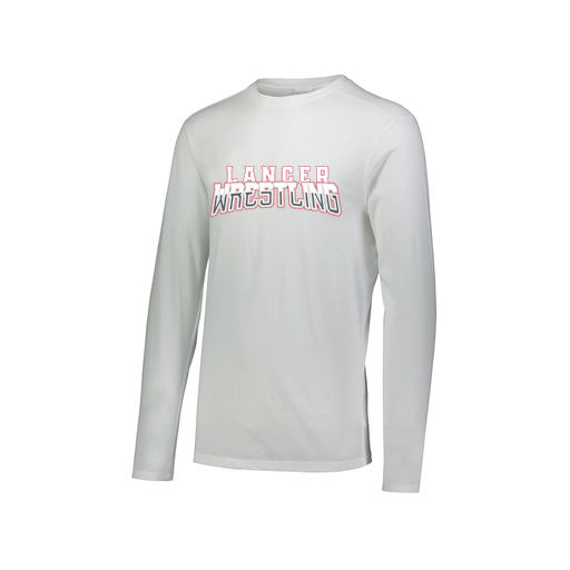 [FTLCUBWH-AXS-LOGO2] Men's LS Ultra-blend T-Shirt (Adult XS, White, Logo 2)