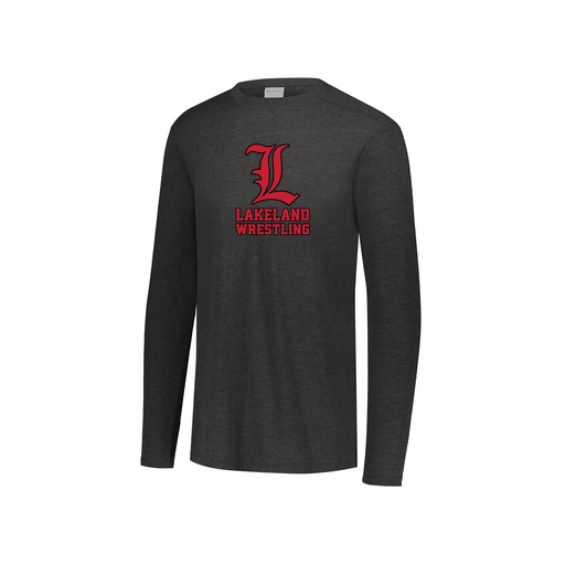[FTLCUBBK-YS-LOGO3] Youth LS Ultra-blend T-Shirt (Youth S, Black, Logo 3)