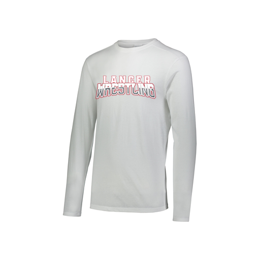 [FTLCUBWH-YS-LOGO2] Youth LS Ultra-blend T-Shirt (Youth S, White, Logo 2)