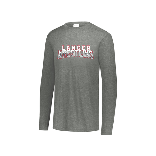 [FTLCUBGY-YS-LOGO2] Youth LS Ultra-blend T-Shirt (Youth S, Gray, Logo 2)
